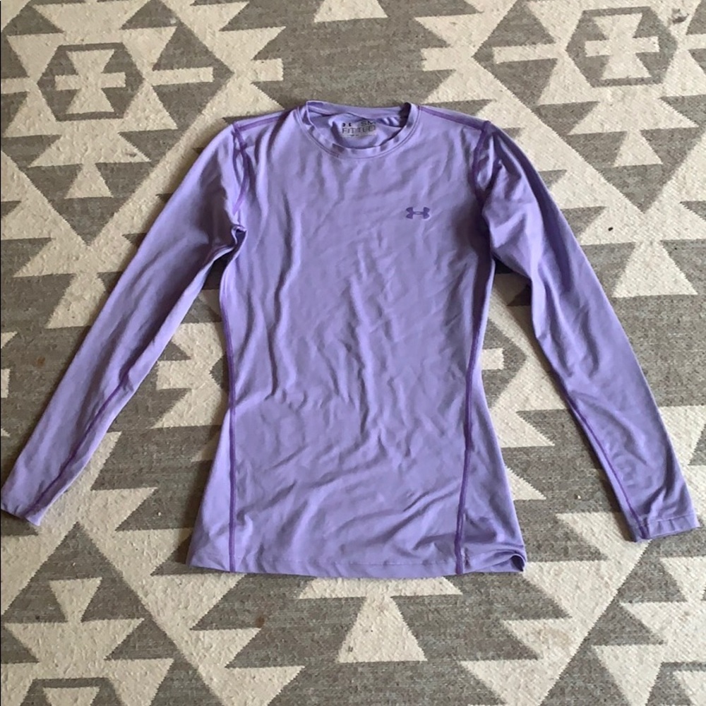 Lilac Crew neck Under Armour long sleeve